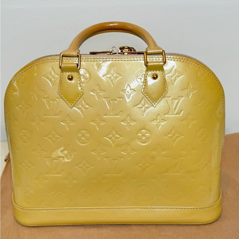 Louis Vuitton Monogram Vernis Alma PM Satchel